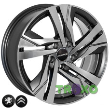 Zorat Wheels BK5543 7x16 5x108 ET38 DIA65.1 GP