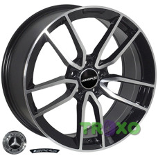 Zorat Wheels BK5461 8x18 5x112 ET43 DIA66.6
