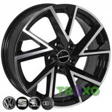 Zorat Wheels BK5804 7x17 5x112 ET45 DIA57.1 BP