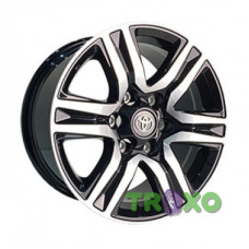 Replica TY718 7.5x17 6x139.7 ET25 DIA106.1 BKF