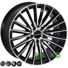 Zorat Wheels BK5909 7.5x17 5x112 ET40 DIA66.6 BP