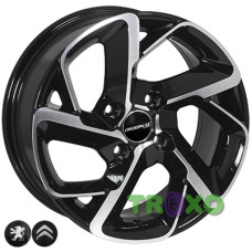 Zorat Wheels BK5714 6.5x15 4x108 ET25 DIA65.1 BP