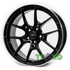 Replica Audi KW11 7x16 5x112 ET35 DIA66.6 MBL
