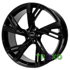 Replica Audi 6105 9.5x22 5x112 ET35 DIA66.45 Black