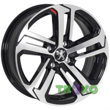Zorat Wheels ZW-BK5447 6.5x15 4x108 ET25 DIA65.1