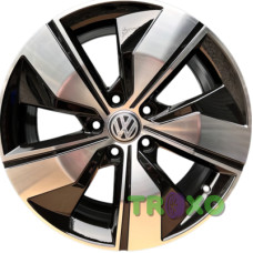 Replica 7119 7x17 5x112 ET45 DIA57.1 Black