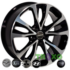 Zorat Wheels BK5212 6.5x16 5x114.3 ET45 DIA67.1 BP