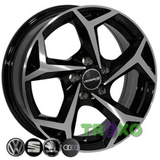 Zorat Wheels BK5340 6.5x16 5x112 ET40 DIA57.1