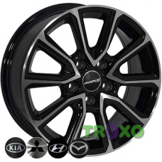 Zorat Wheels BK5344 6.5x16 5x114.3 ET35 DIA67.1 BP