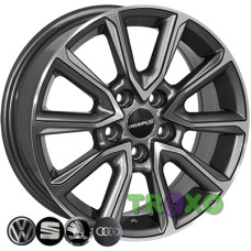 Zorat Wheels BK5344 6.5x16 5x112 ET40 DIA57.1 GP